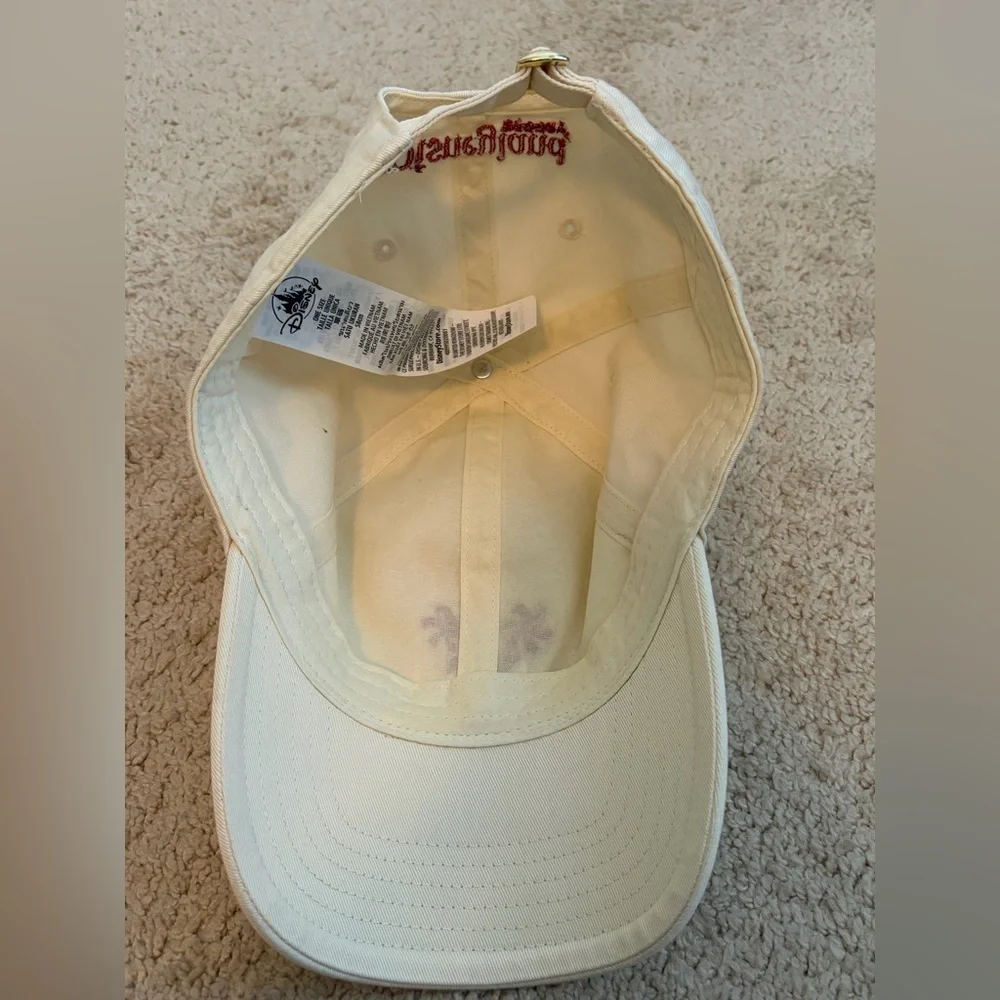 Disney Parks Disneyland Mickey Icon Peppermint Swirl Cream Hat Cap‎ One Size
